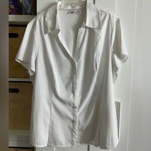 Cato white dress blouse XL